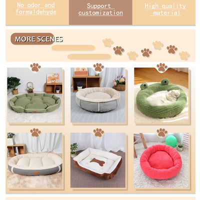 Dog and Cat Bed with Ultra Washable Hair Thickened Blanket Mat Pad Fleece Home Pet Sleep