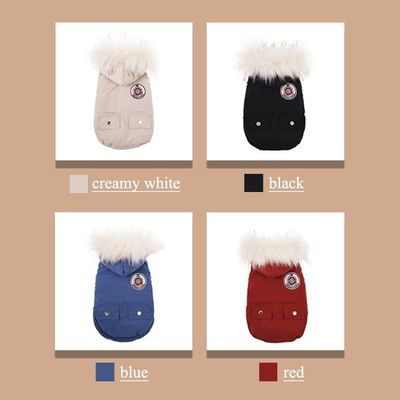 Luxury Clothes Dog Coats Windproof Winter Outdoor Jackets for Small Medium Large Dogs