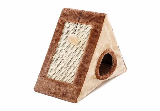 Cat Scratcher Tree Cat House Interactive Toys with Fun Play Function Sisal Plush Material