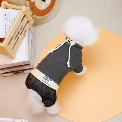 Classic Knitwear Pet Dog Wool Hoodie Soft Sweater Clothing for Small Dogs in Winter