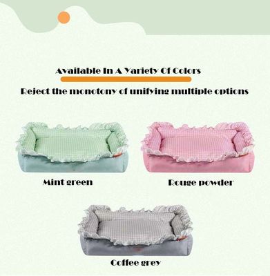 Fluffy Plush Washable Cat Bed Customizable and Machine Washable for Easy Cleaning