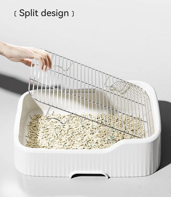 Convenient Indoor Dog Potty Tray No Leak Spill Protection Wall and Easy Clean Design