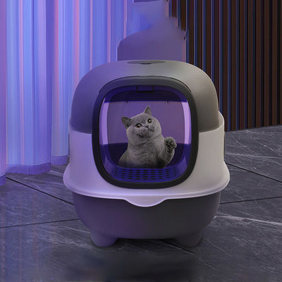 ODM Designs Enclosed Cat Box with Sided Pan and Top Sifting Lid Easy Clean