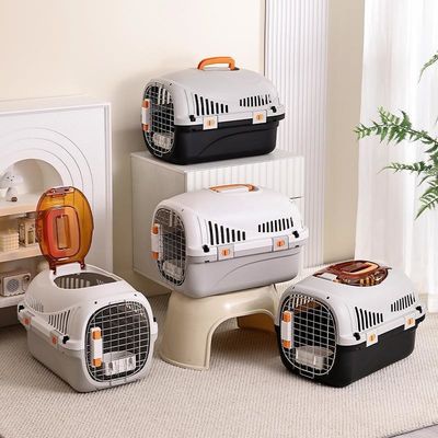 Portable Outing Pet Suitcase 5-10kgTransport Cage Cat Air Box Pet Cage Dog Pet Carrier Box