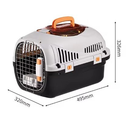 Car Travel Accessories Approved Pet Transport Cages for Small/Medium Puppies and Cats