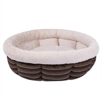 Pet Sofa Round Donut Cushion Bed for Cats or Small Dogs Anti-Slip Water-Resistant