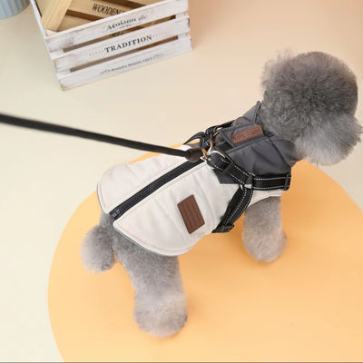 CLASSIC Style Dog Winter Jacket Waterproof and Windproof Pet Clothing with Harness
