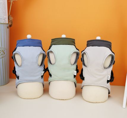 Outdoor Walking Dog Coat with Built-in Harness and Waterproof Material Small Medium Dogs