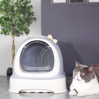 Spacious and Durable Enclosed Cat Litter Box Easy to Clean for All Cats ODM Designs