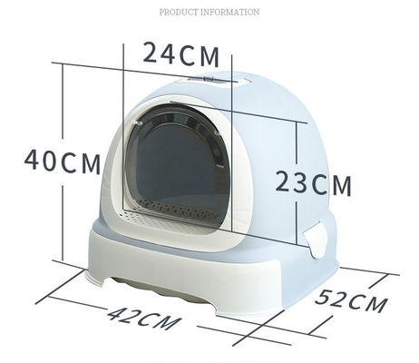 Spacious and Durable Enclosed Cat Litter Box Easy to Clean for All Cats ODM Designs