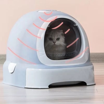 Spacious and Durable Enclosed Cat Litter Box Easy to Clean for All Cats ODM Designs