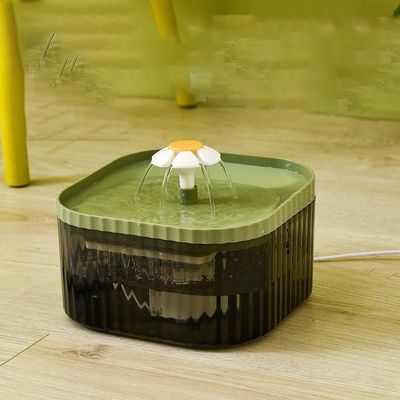 Automatic Water Fountain For Cats ABS Pet Fountain Water Bowl with Cats Running Water