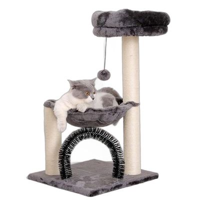 28&quot; Cat Scratching Post with Large Hammock Bed and Customization Service Provided
