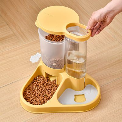 Small to Large Dog Water Dispenser with Automatic Feeder and Water Bowl Battery Operated