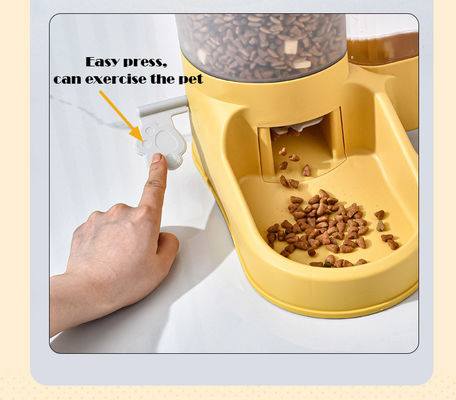 Small to Large Dog Water Dispenser with Automatic Feeder and Water Bowl Battery Operated