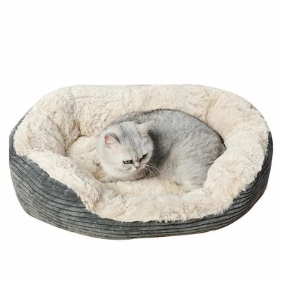Luxe Plush Pet Bed House for Cats and Dogs Warm Thicken Sleeping Mat Pad Blanket Cushion