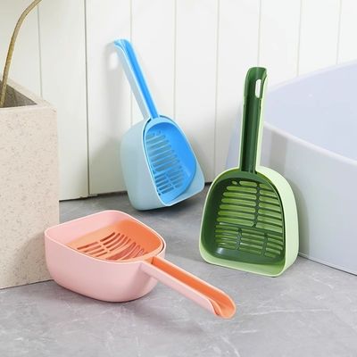 Foldable PP Cat Litter Scoop Deep Shovel Non-stick Stocked Collapsible Poops Scooper