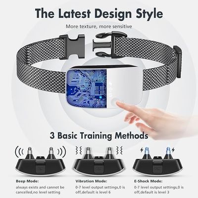 7 Adjustable Sensitivity Rechargeable Bark Control Collar Waterproof and Programmable