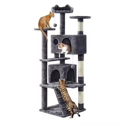 Sustainable Cat Tree Tower Condo Furniture Scratch Post for Kittens and Small Animals