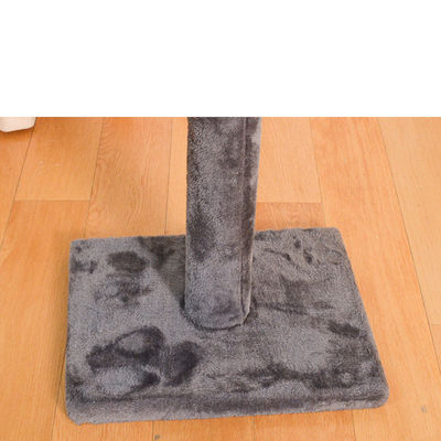 Adjustable Height Floor to Ceiling Cat Tower with Cozy Hammock and Fun Play Function