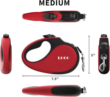 Pet Dog Wire Leash Heavy Duty and Reflective Custom 360° Tangle-Free Retractable Leash
