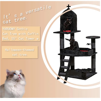 Large Climbing Frame Scratcher Components Cat Tree Suitable for Cats and Small Animals