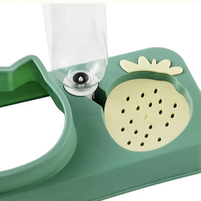 Easy Carry Pet Bowl Anti-Knock Automatic Drinking Water Dog Bowl with Wet-Mouth Protection