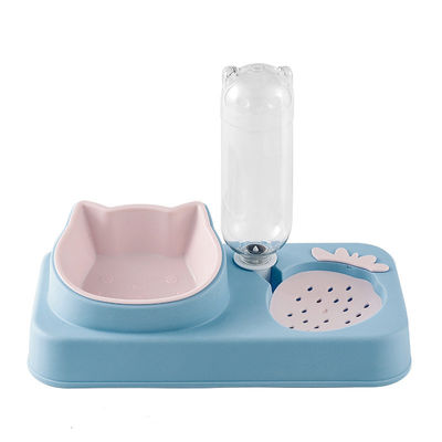 Easy Carry Pet Bowl Anti-Knock Automatic Drinking Water Dog Bowl with Wet-Mouth Protection