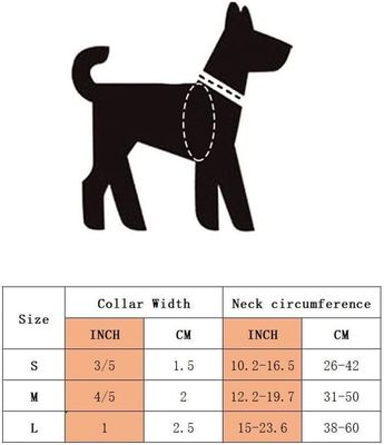 Medium-Sized Canines Custom Logo Reflective Dog Collar with Soft Neoprene Padding