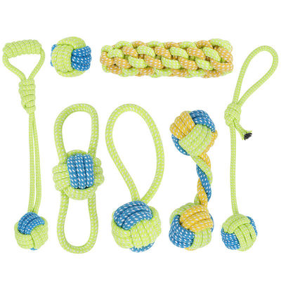 Customization Service Provided Durable Braided Cotton Pet Chew Rope Toys for Puppies