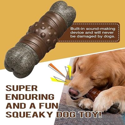 Sustainable Fashionable Style Dog Squeak Toy Stick Bone for Teeth Cleaning Chew Toys