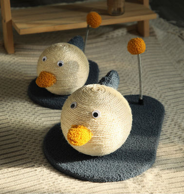 Cat Scratching Duck Shape Cat Tree Sisal Climbing Frame Scratching Ball Scratcher Claw Plate
