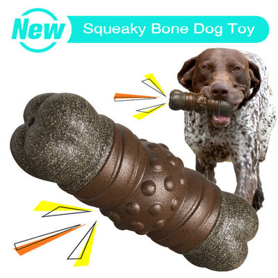 Non Toxic Environmental Friendly Pet Supplies Squeaky Bone Dog Toy for Indoor Outdoor