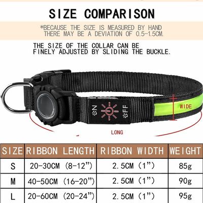 Soft Comfortable Advantage Custom Led Dog Collar with Tracker Case Waterproof Light