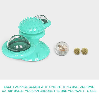 TPR Food Dispenser Interactive Cat Toys Design Pet Toy for Indoor Cats ABS Material