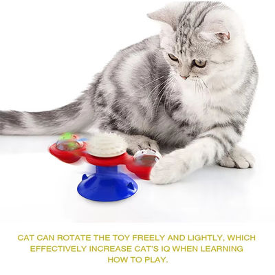 TPR Food Dispenser Interactive Cat Toys Design Pet Toy for Indoor Cats ABS Material
