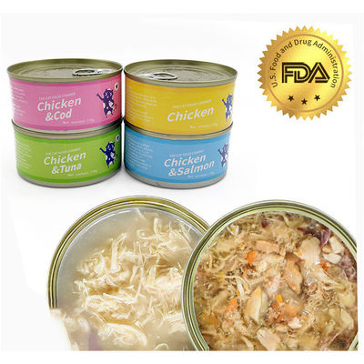 Real Natural Mixed Flavor Cat Treats for Digestive Health in 85g 170g Canned Food