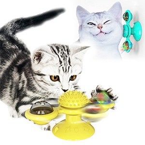 Entertain Your Cats with Safe and Eco-friendly Wall-mounted Floor Suction Cup Toy