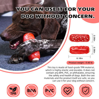 Squeaky Pet Dog Chew Toys Tough and Durable for Aggressive Chewers Fashionable Style