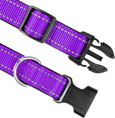 Soft Neoprene Padded Dog Collar with Waterproof Reflective C-01