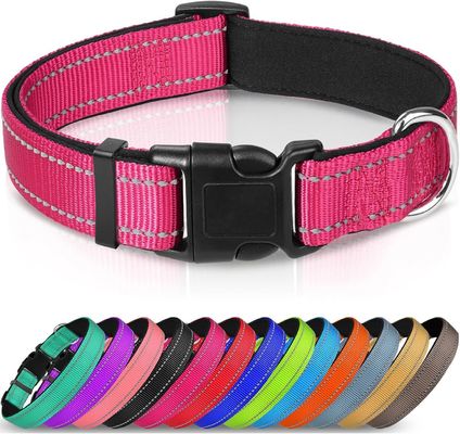 Adjustable Waterproof Flashing Light Up Dog Collar for Nighttime Walking Customized