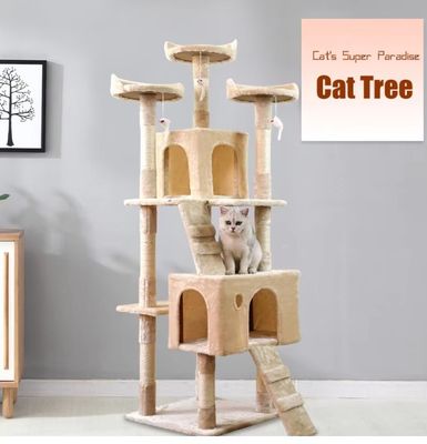 Large Plush Pet Scratching Toy Suitable for Cats and Small Animals Cat Scratcher Tree
