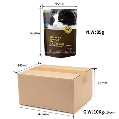 Popular Canned Wet Cat Food with Customization Service Provided 85g For Puppy Kitten