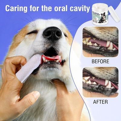 Convenient and Gentle Clean-up Custom Logo PET Teeth Wipes with Natural Ingredients