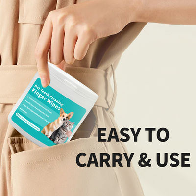 Convenient and Gentle Clean-up Custom Logo PET Teeth Wipes with Natural Ingredients