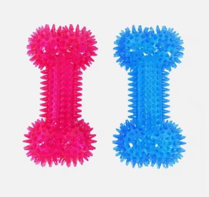 TPR Dog Bone Toy Durable Chew Toy for Aggressive Chewers Teeth Cleaning and Training
