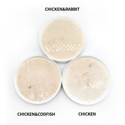 Cat Snacks Chicken Rabbit Codfish Dog Treats Goat Milk Powder Pouch Cat Wet Food Feeder