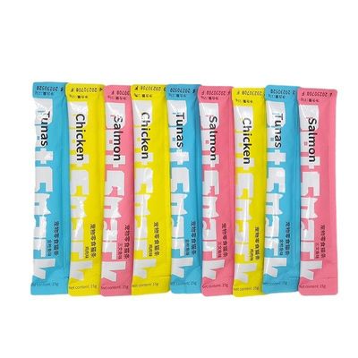 Main Ingredient Tuna 15g/pcs Cat Snack Sticks for Nutrient and Calcium Supplement
