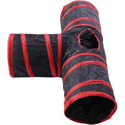 Safe and Durable Foldable Pet Tunnel Polyester Extensible Cat Play Tent Interactive Toy