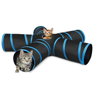 Style Popular Foldable Soft Cat Circle Tunnel Toy Square Detachable Felt Cat Scratcher Tunnel